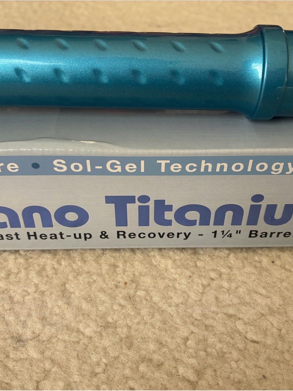 StylissPRO Nano Titanium 1.25" Curling Iron in Teal - Picture 2 of 5